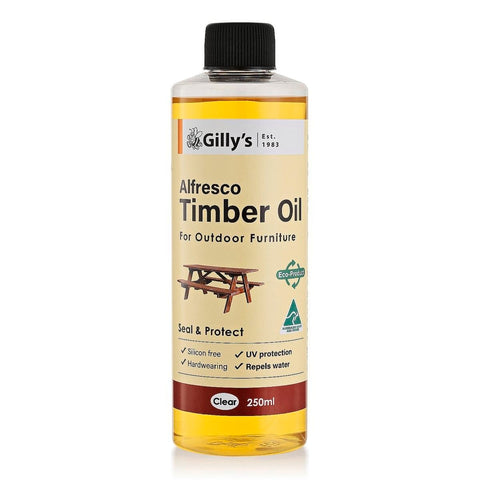Gilly S Outdoor Furniture Oil - 250ml - Tung Oil - UV Protection - SuperSaverAU - view 1
