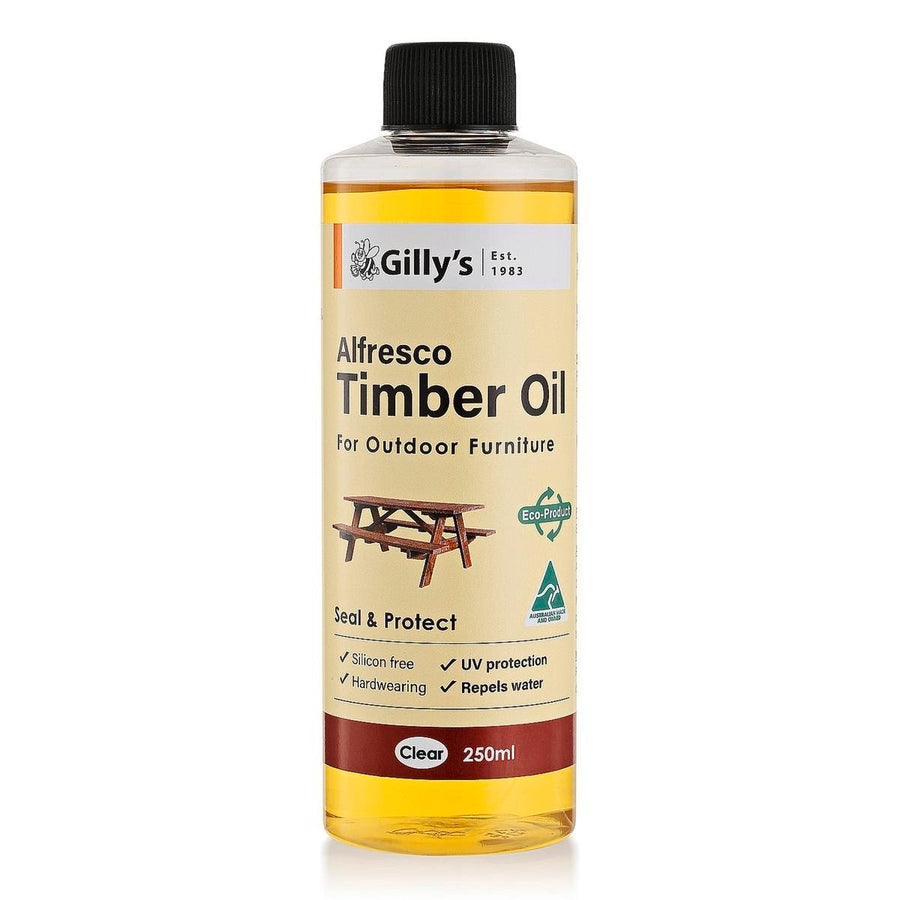 Gilly S Outdoor Furniture Oil - 250ml - Tung Oil - UV Protection - SuperSaverAU - view 1
