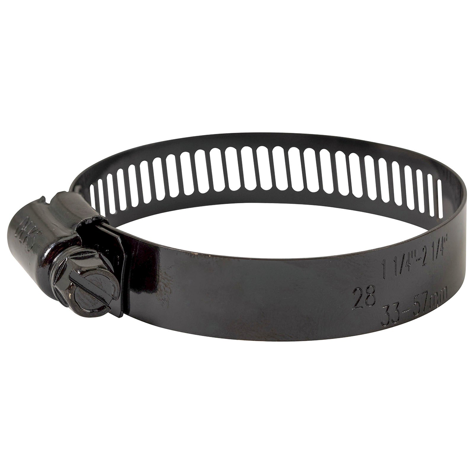 Deks 33-57mm Black Marine Grade 316 Stainless Steel Hose Clamp