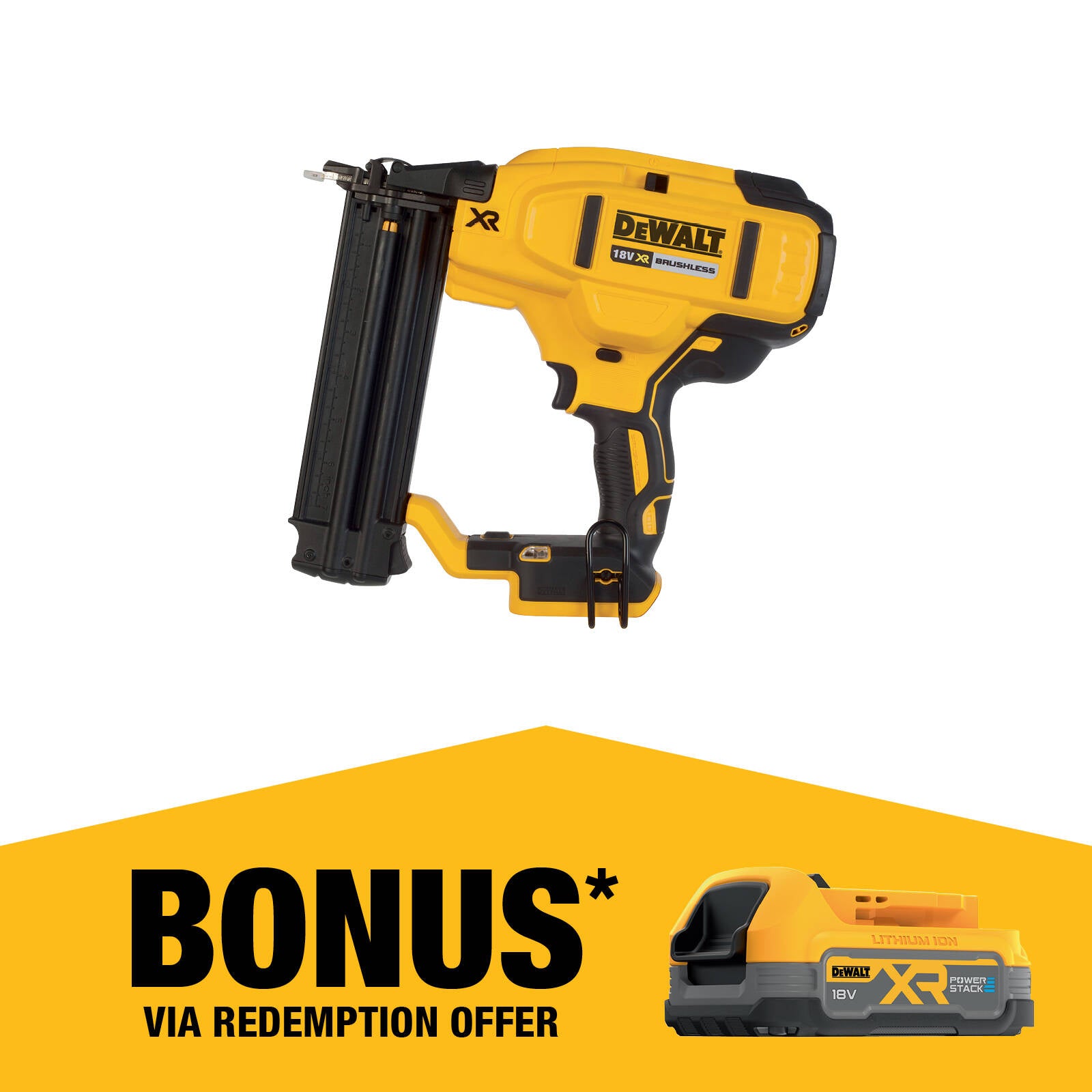 DeWALT 18V 18ga Brad Bare Cordless Finishing Nailer Skin Only DCN680N-XJ