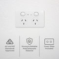Deta x6 Series Double Power Point with Wi-Fi Range Extender - 2 Outlets - 250V - Indoor Use - SuperSaverAU - view 2