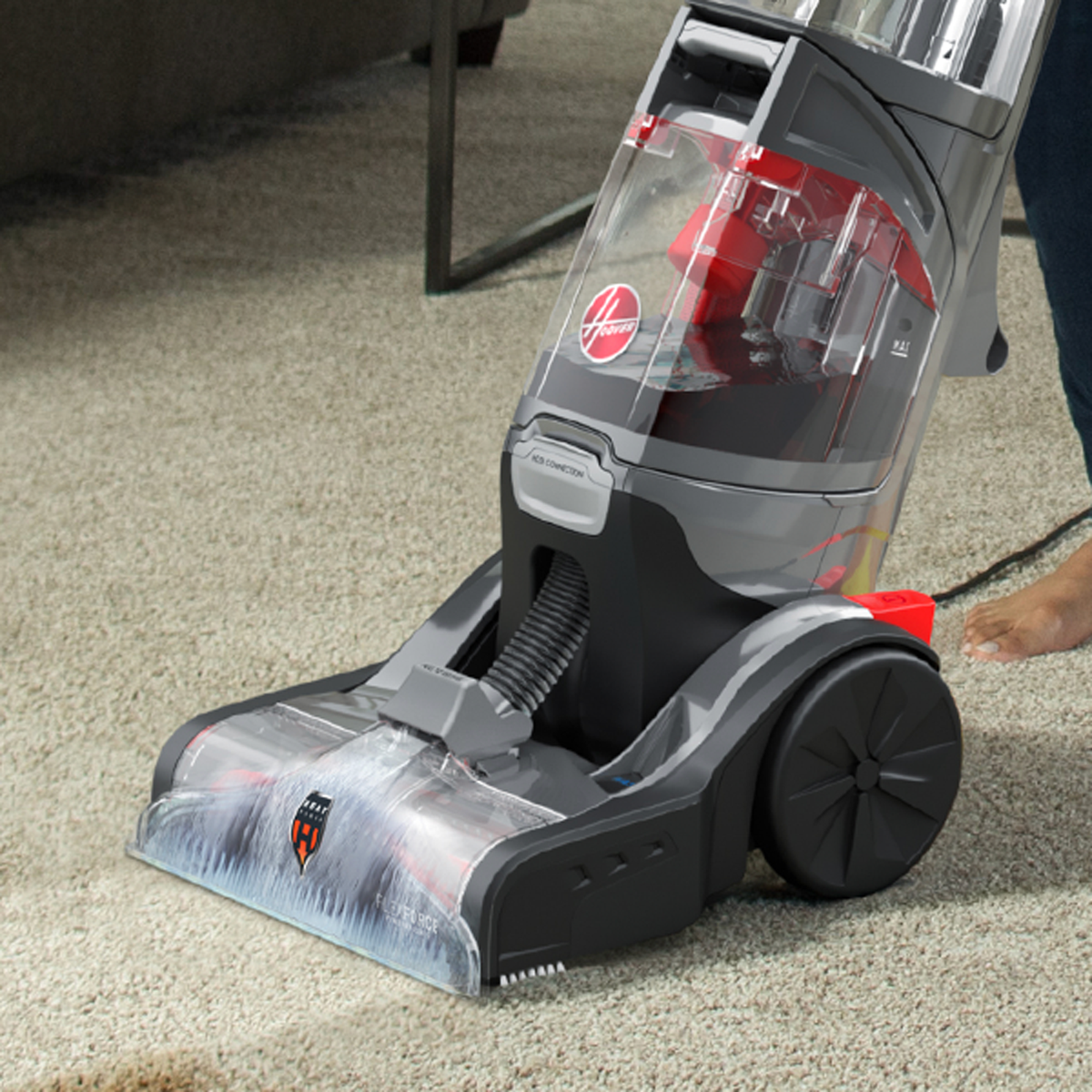 Hoover Smartwash Essentials Automatic Carpet Cleaner - 343mm x 591mm - Efficient Cleaning - SuperSaverAU - view 3