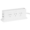 Arlec 6 Outlet Vertical Powerboard 65mm x 205mm - PD30W USB A&C Rapid Charging - SuperSaverAU - view 1