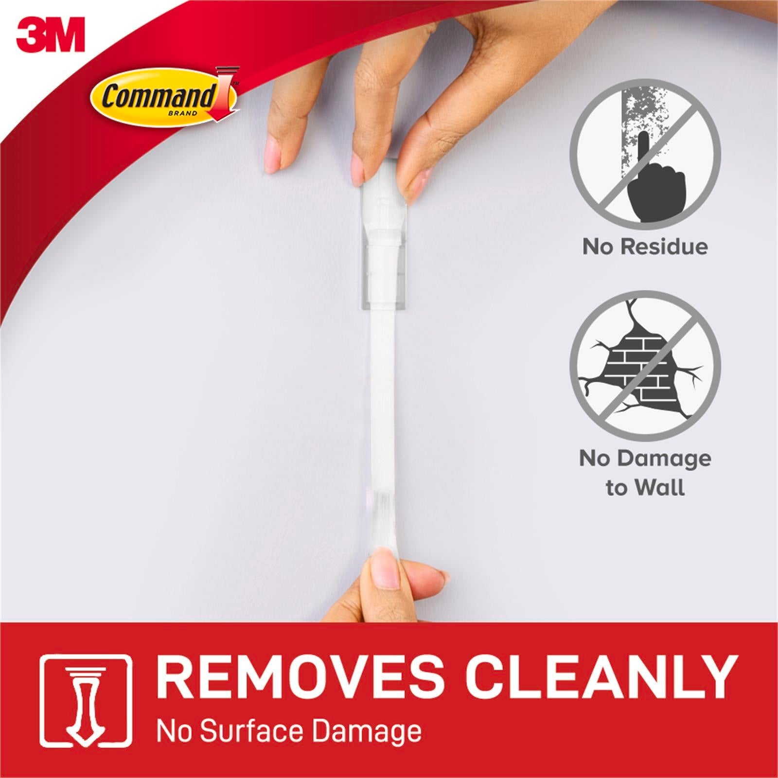 Command Small / Medium White Adhesive Designer Hooks Value Pack - 4 Pack