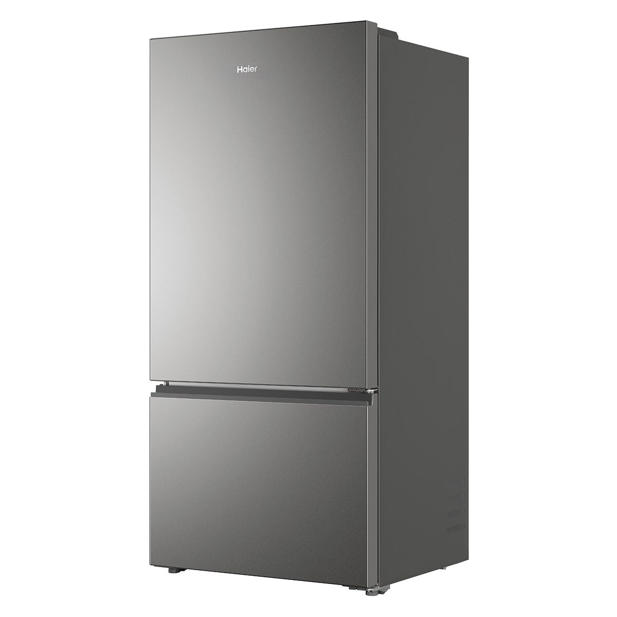 Haier 517L Bottom Mount Fridge - Satina Silver, 5.5 Star Energy, Reversible Door - HRF510BS