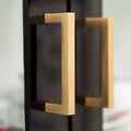 Taskmaster 96mm Brushed Brass Square Handle 10 Pack - Easy Install - Modern Design - SuperSaverAU - view 3