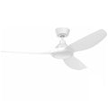 Mercator Jota 132cm DC Ceiling Fan with CCT LED - White, 35W Motor, Remote - FC2118133WH