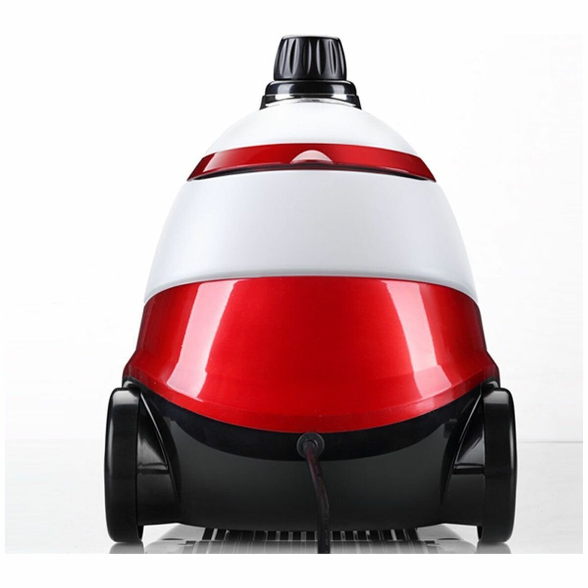 SOGA garment steamer - rotary on and off switch, thermostat and thermal fuse protection, red - GARMENTROUNDRED