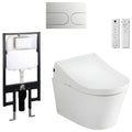 Toto RG Lite Wall Hung Smart Toilet Suite - S5 Washlet, Concealed Cistern with Frame - RGLITE-WH-S5