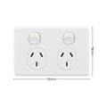 Deta X6 Double Power Point 10 Pack - 10 Amp - ABS - Quick Install - SuperSaverAU - view 4
