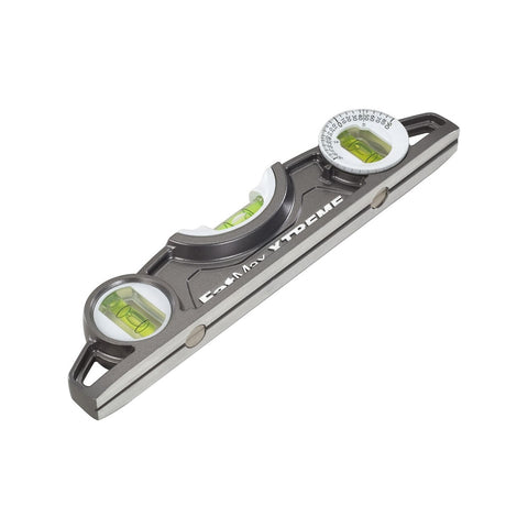 Stanley FatMax 230mm Torpedo Spirit Level, 3 Vial, Aluminium, Waterproof