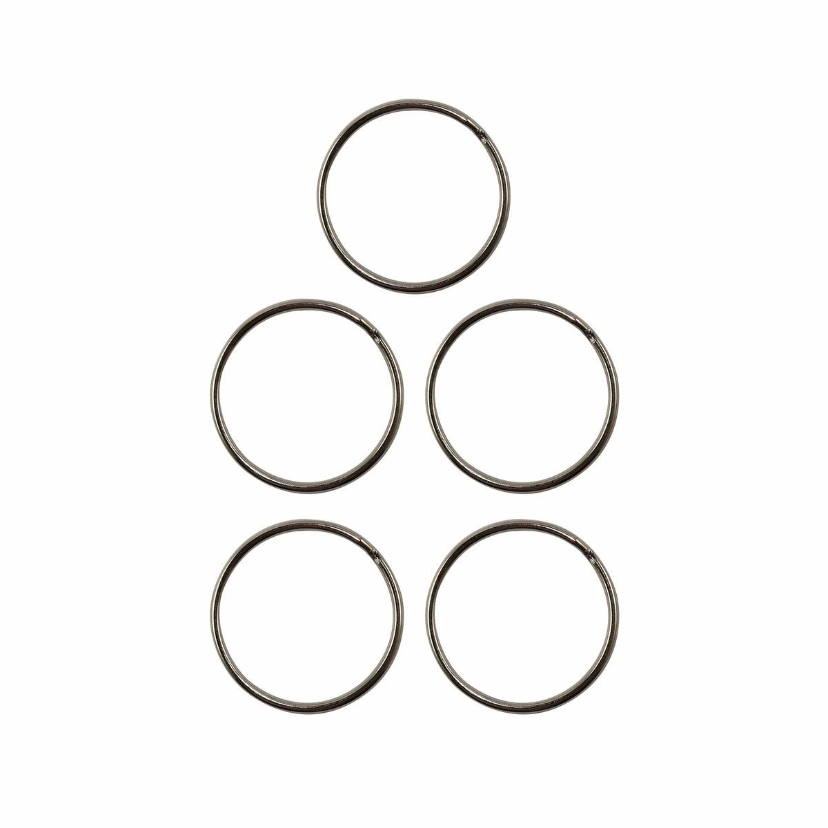 Key Essentials Split Rings - 38mm - Steel - Easy To Use - 5 Pack - SuperSaverAU - view 1