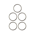Key Essentials 38mm Nickel Plated Steel Split Rings - 5 Pack
