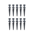 Everhang 30kg Black Heavy Duty Picture Hanging Screws 10 Pack - 8mm x 40mm - Easy Installation - SuperSaverAU - view 1