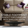 Sanus Swivel TV Base 32" - 65" - Height Adjustable - 70° Swivel - Black - SuperSaverAU - view 4