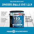 Zinsser Bulls Eye 1-2-3 Primer Sealer Stain Blocker 1L White - SuperSaverAU - view 5