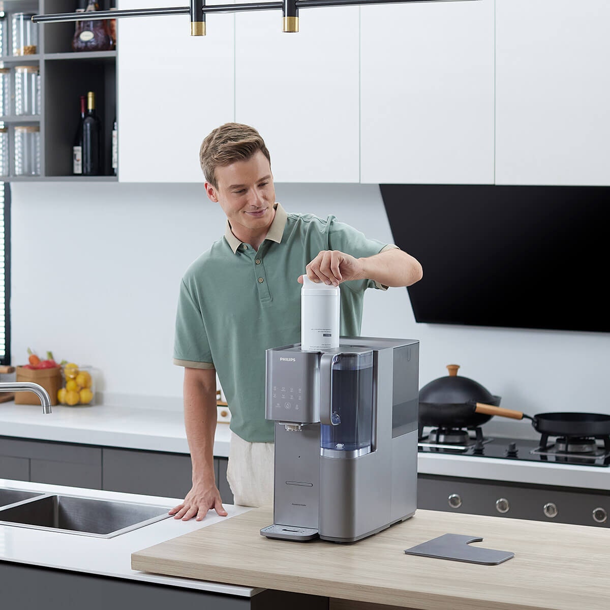 Philips RO Mineral Chilled Hot Water Station - Aquaporin Inside, Compressor Cooling, Grey - ADD6921DG