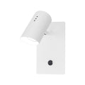 Verve Design White Sirius Wall Light - Adjustable Shade - 100mm x 160mm x 180mm - SuperSaverAU - view 2