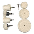 Craftright 8 Piece Drill Polishing Kit - 225mm Cotton - Restores Shine - SuperSaverAU - view 2