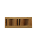 Accord 10 x 30cm Light Oak American Oak Timber Floor Vent with Adjustable Damper