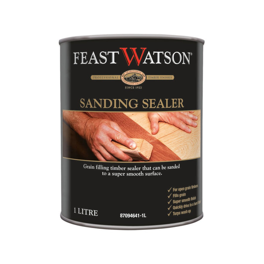 Feast Watson Sanding Sealer 1L Oil Based Clear Smooth Finish - SuperSaverAU - view 1