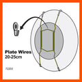 Everhang 20-25cm Brass Plated Hanging Plate Wires