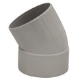 Holman 100mm 30° Male and Female PVC DWV Plain Bend, Underground Rated, Grey