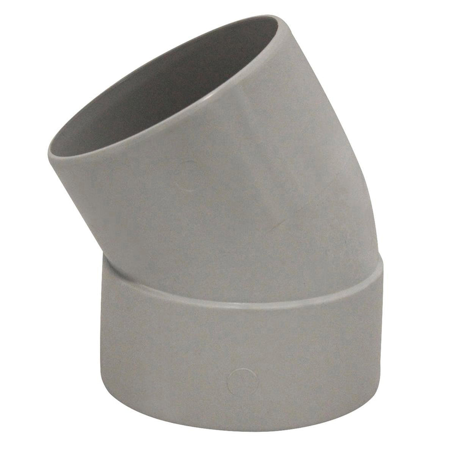Holman 100mm PVC DWV Plain Bend 30 Deg Male & Female Connection - SuperSaverAU - view 1