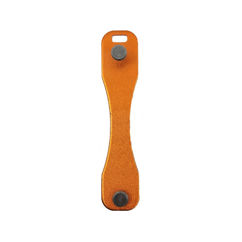 Key Essentials Metal Key Organiser - Compact 85mm x 20mm - Orange - SuperSaverAU - view 1