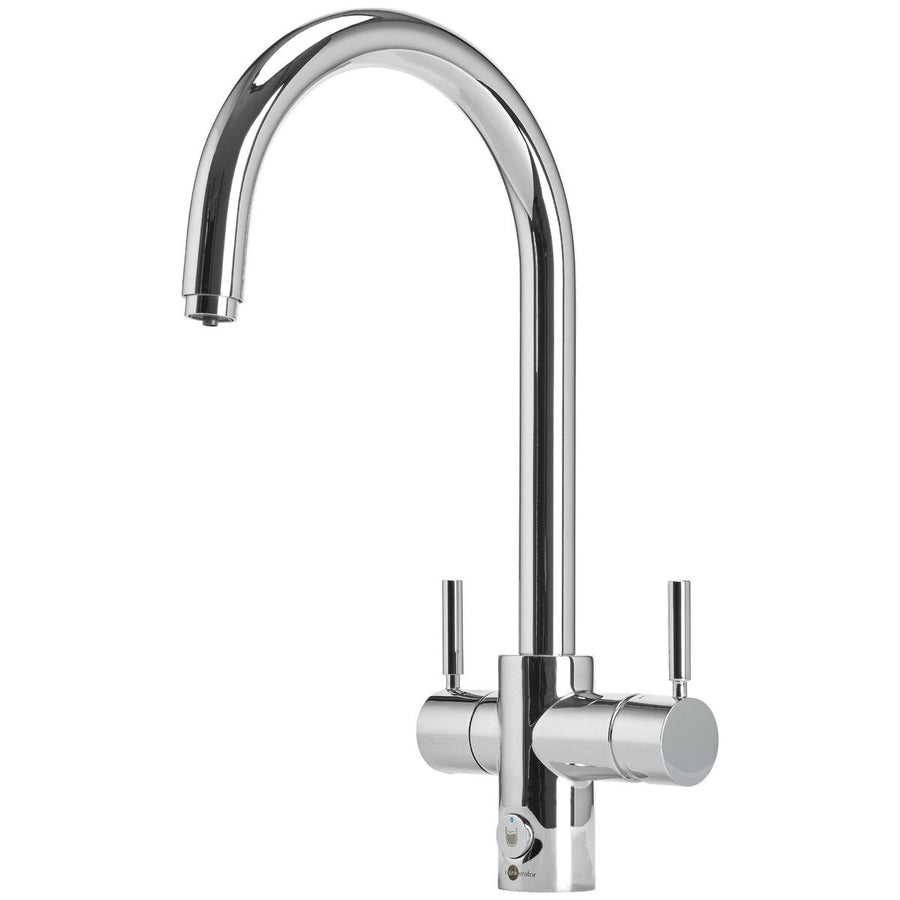 InSinkErator Multitap 4N1 Chilled J Shape Tap - Chrome - Boiling, Chilled and Mains Water - 4005JC
