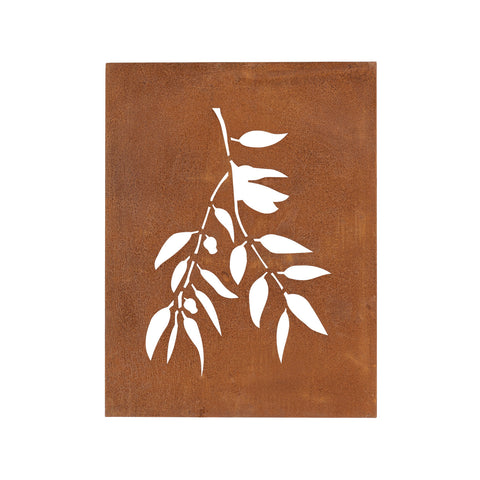 Tuscan Path 3 Piece Rust Gumtree Wall Art, 1500 x 650mm
