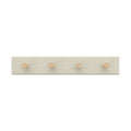 Mode 4 Timber Hooks Key Rack - 4 Hooks - Beige - 245mm x 40mm x 38mm - SuperSaverAU - view 1