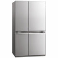 Mitsubishi Electric 580L French Door Fridge - Argent Silver Glass, Touch Control Panel - MR-LA580ER-GSL-A