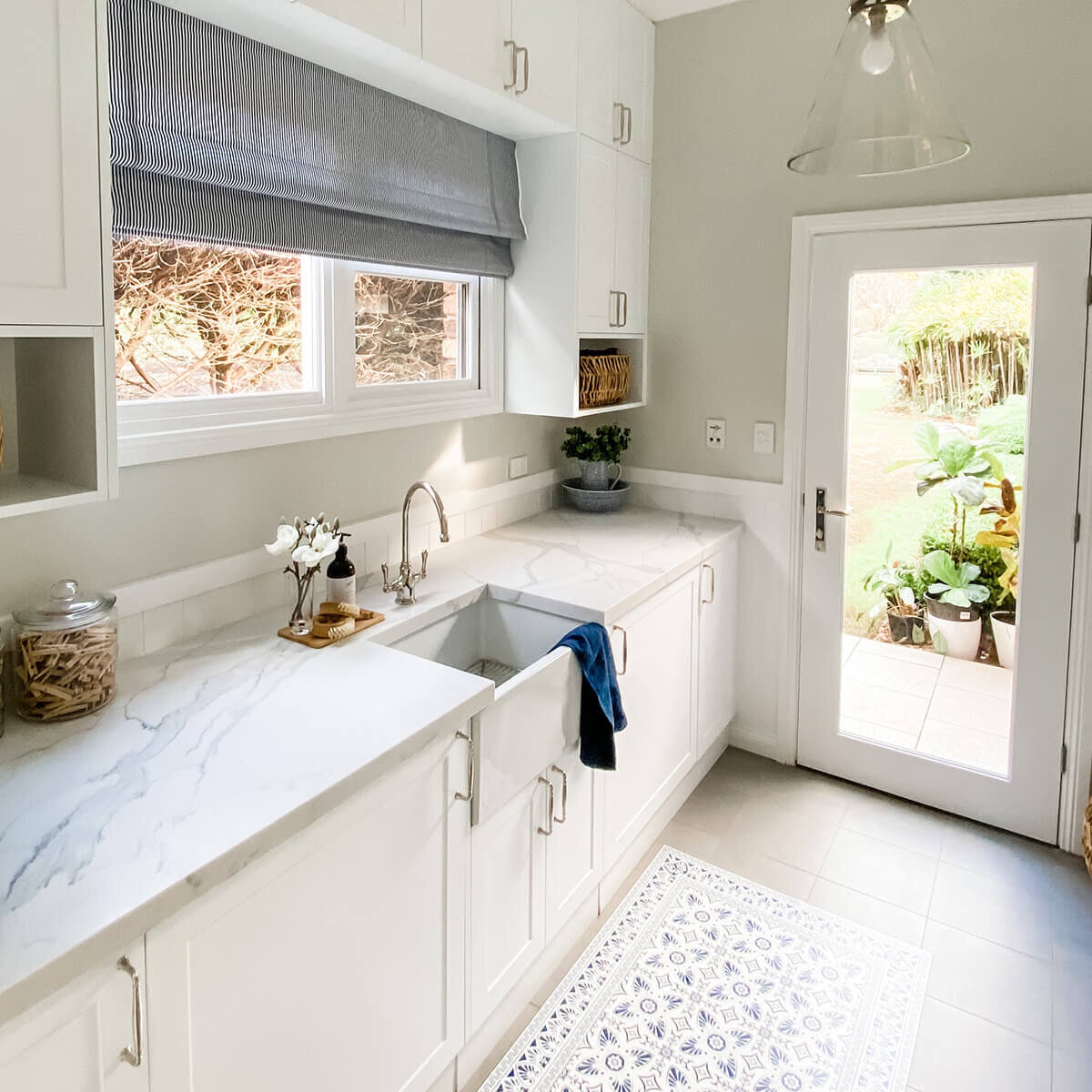 Turner Hastings Patri 60 x 46 butler sink - single bowl, white fireclay, undermount, no drainer - PA60FS-F