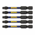 Irwin Impact Bits - 57mm SQ2 - Magnetised - High Strength - 5 Pack - SuperSaverAU - view 2