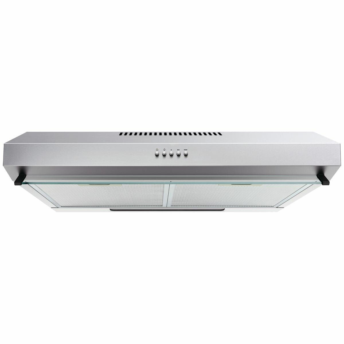 Haier 60cm Fixed Rangehood - Stainless Steel, 450m³/h, Push-Button Controls - HFH60RSX1