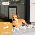 Hakuna Pets Pet Door - Medium 225mm x 305mm - Aluminium - Lockable - SuperSaverAU - view 2