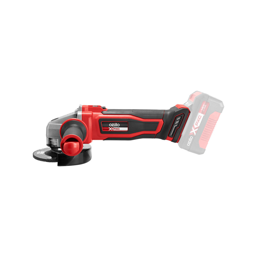 Ozito PXC 18V 115mm Cordless Angle Grinder - Skin Only PXAGS-115