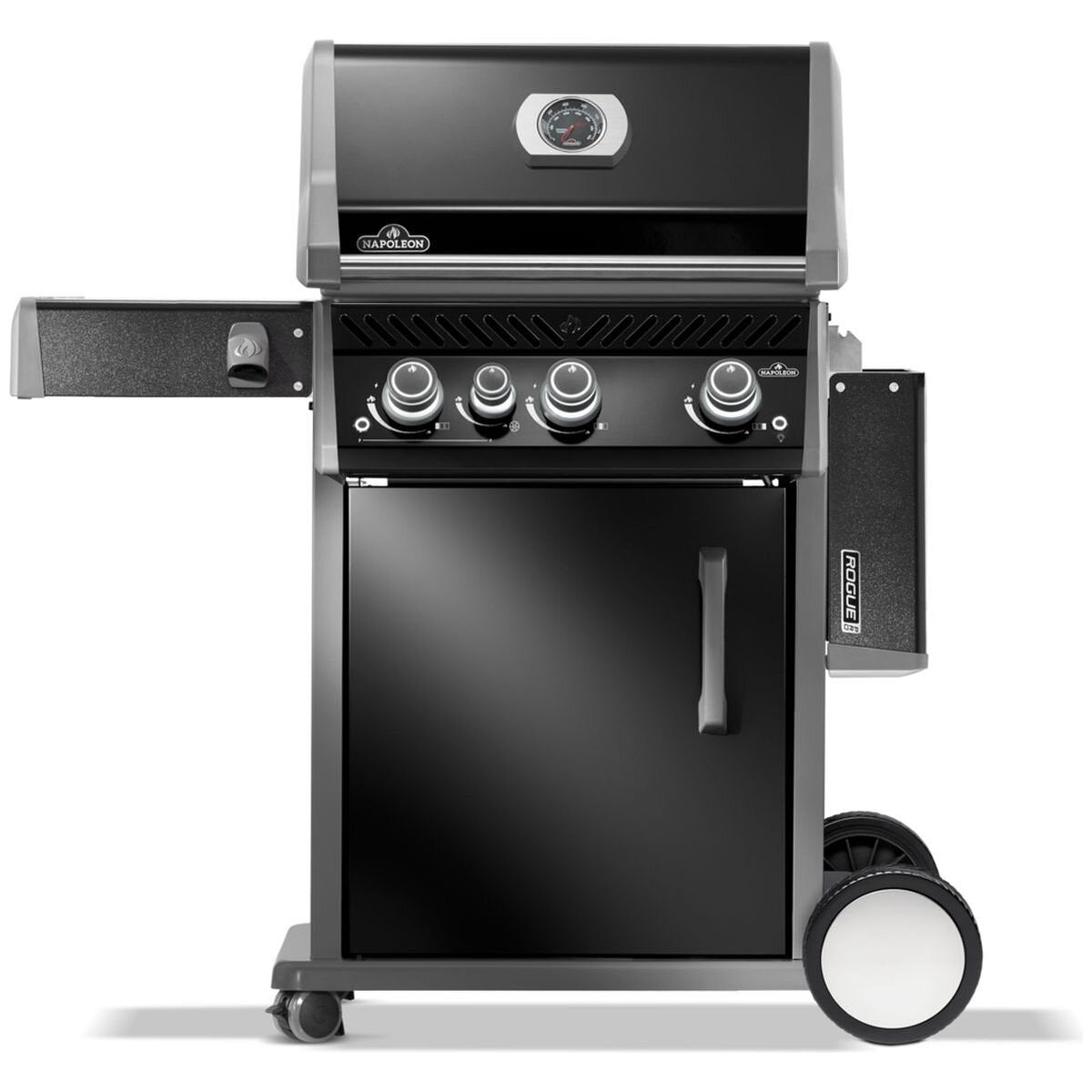 Napoleon Rogue Pro 425 3 Burner Natural Gas BBQ - Infrared Side Burner, Backlit Knobs - RP425SIBNK-2-AU