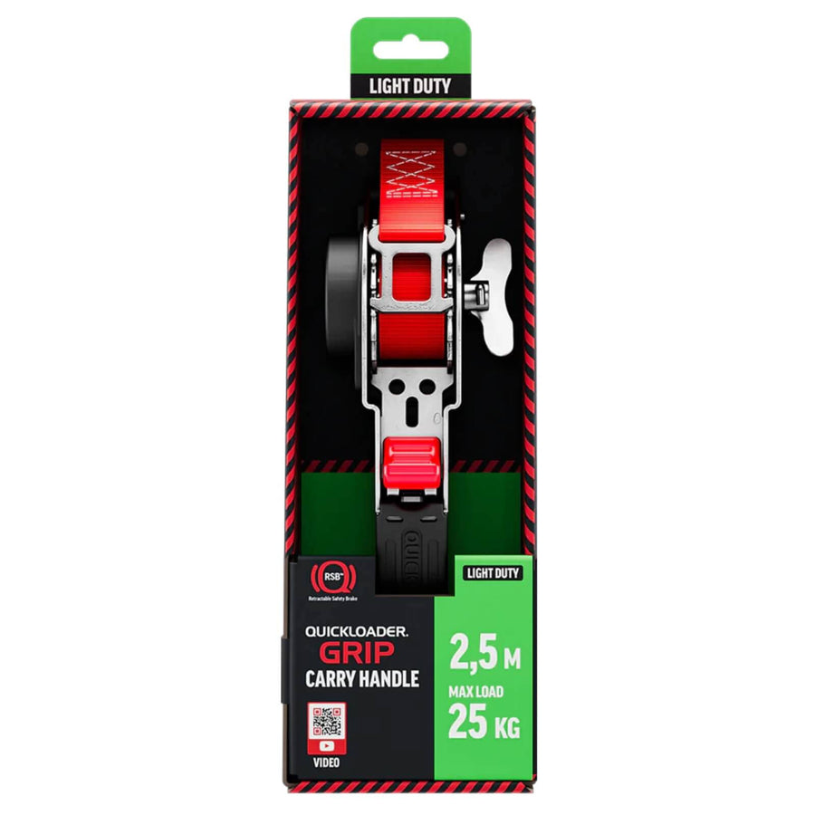Quickloader 25kg Grip Carry Strap 2.5m - Red