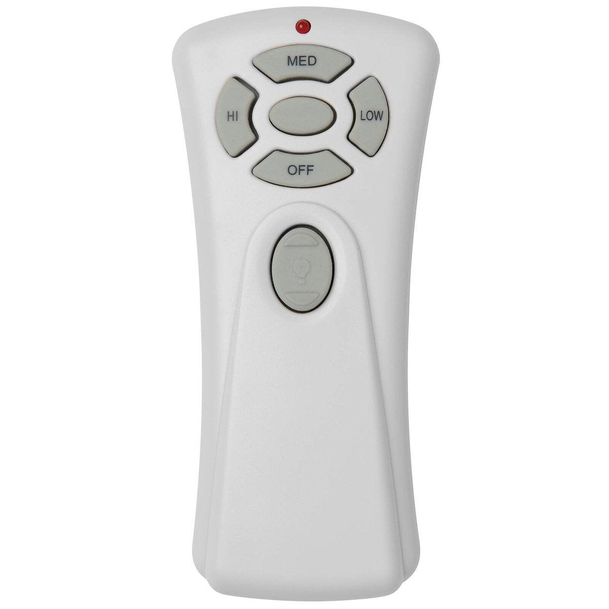 Mercator Grey Ceiling Fan Remote Control - 61mm Acrylic - Easy Use - SuperSaverAU - view 1