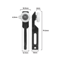 Rolltrak Adjustable Hanger - 19mm x 79mm - Zamak - 12kg Load Rate - SuperSaverAU - view 2