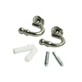 Windoware 2 Piece Satin Curtain Rod Tie Back 2 Pack - 40mm x 40mm - Satin - SuperSaverAU - view 1