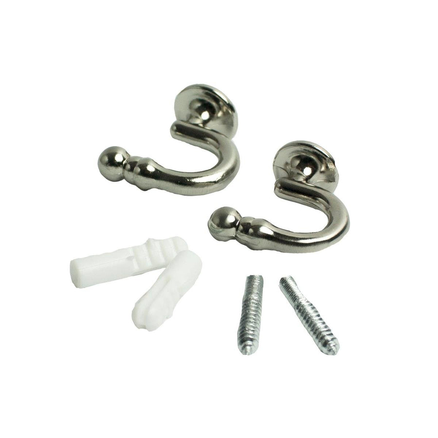 Windoware 2 Piece Satin Curtain Rod Tie Back 2 Pack - 40mm x 40mm - Satin - SuperSaverAU - view 1