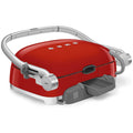 Smeg 50s Style Countertop Multifunctional Grill - Red, 2000W, Ceramic Plates, Drip Tray - MGF01RDAU