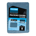 Titan 2 x 72 x 100 mm Blue Shim Packing - 8 Piece - Heavy-Duty, No-Slip Design - SuperSaverAU - view 1