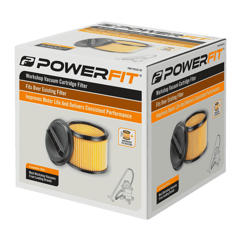 PowerFit 185mm Replacement Cartridge Filter, Yellow