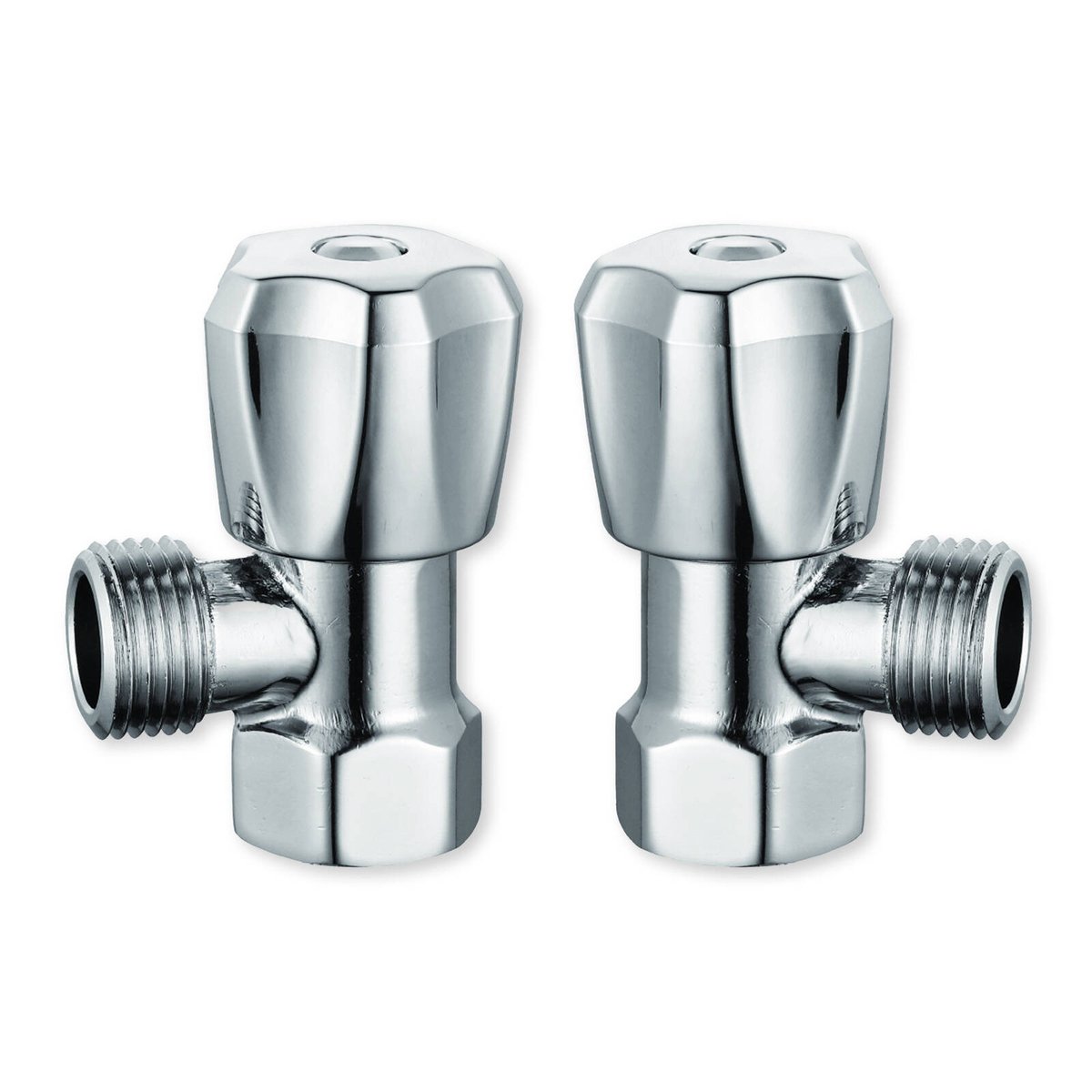 Kinetic Mini Cistern Cock 15mm Chrome 2 Pack - Lead-Free Brass - Quick Shut-Off - SuperSaverAU - view 1