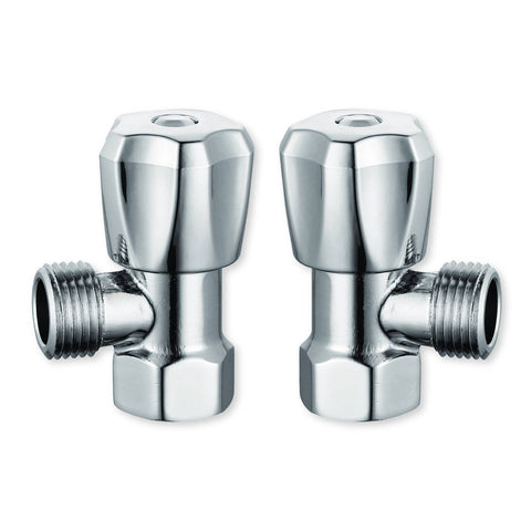 Kinetic Mini Cistern Cock 15mm Chrome 2 Pack - Lead-Free Brass - Quick Shut-Off - SuperSaverAU - view 1
