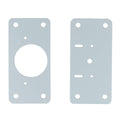 Taskmaster Hinge Repair Plate 2 Pack - 90 x 45mm - White - Easy Installation - SuperSaverAU - view 2